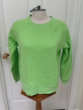 Marks & Spencer Good move Bright Lime Green Crewneck Sweatshirt ladies size 6